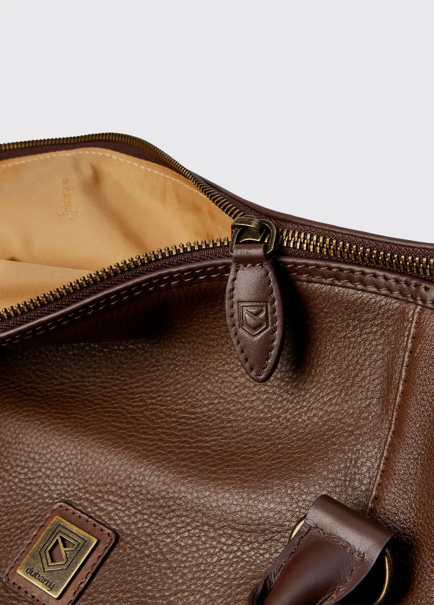 Tollymore Leather Holdall - Walnut