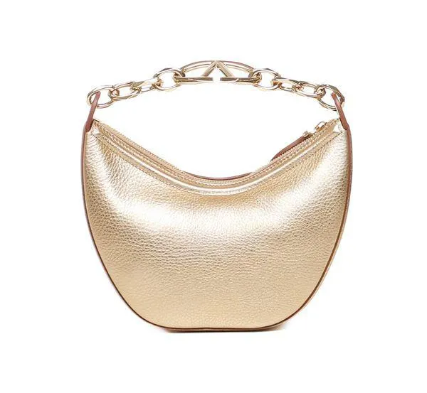 VALENTINO Mini Moonlight Hobo Handbag in Calf Leather