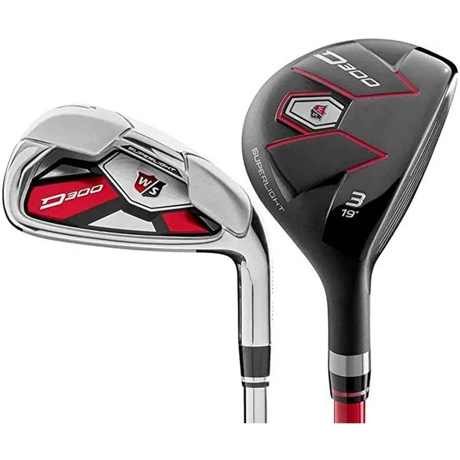 Wilson Staff D300 SL 4H, 5-PW Graphite Shaft Iron Set