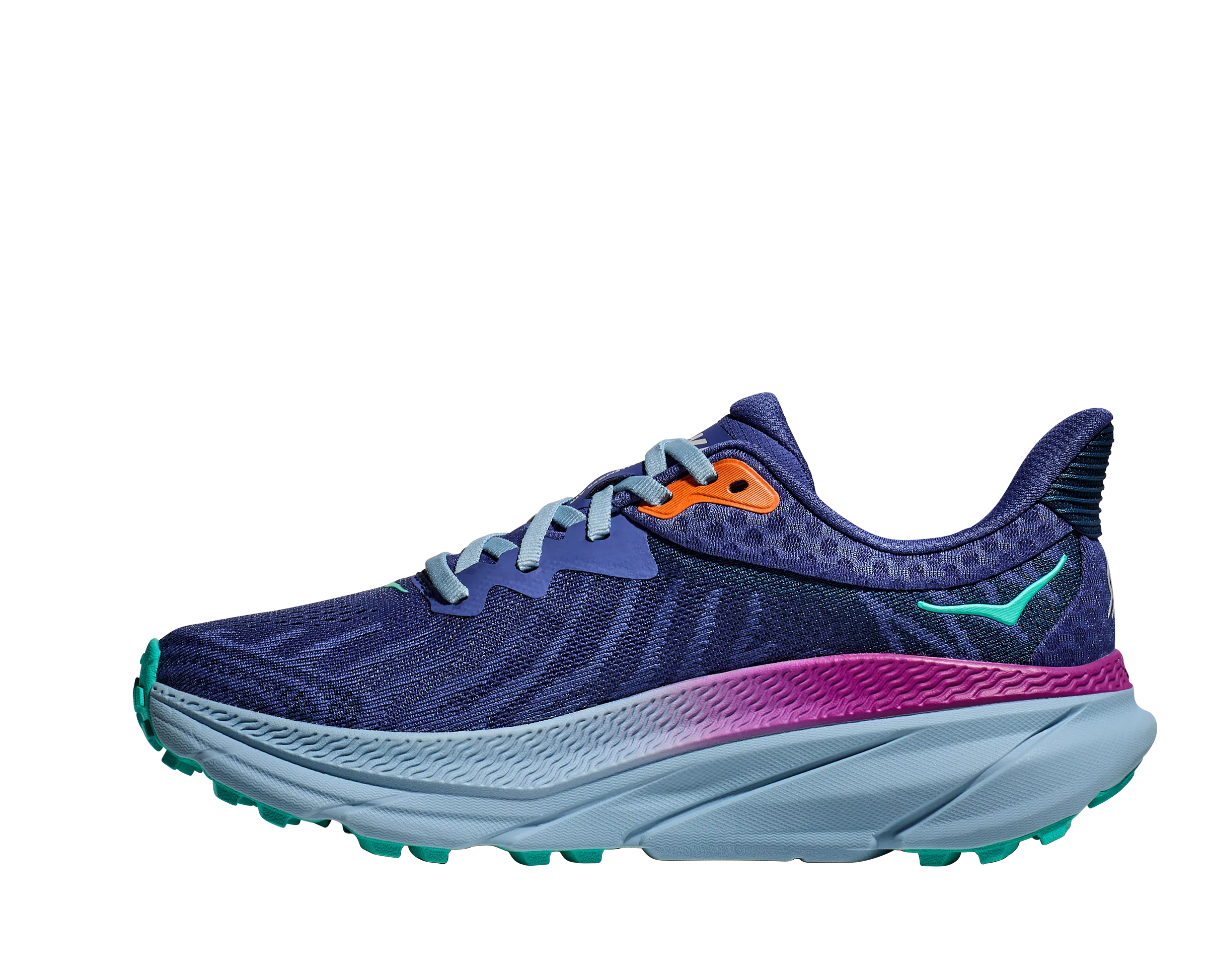 Women's Hoka Challenger 7 Color: Evening Sky/Drizzle (WIDE WIDTH)