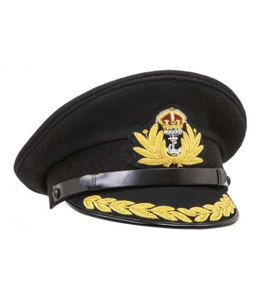 WW2 British Royal Navy Commanders peaked cap