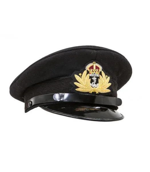 WW2 British Royal Navy officers peaked cap