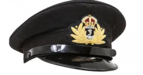 WW2 British Royal Navy officers peaked cap