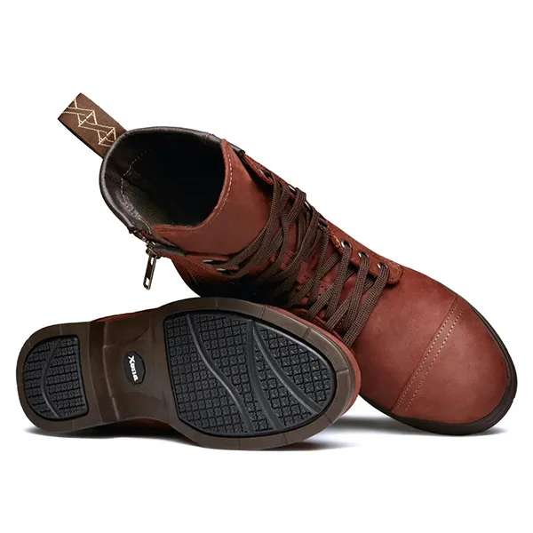 Xena Waterproof Dark Lava Spice Safety Boot