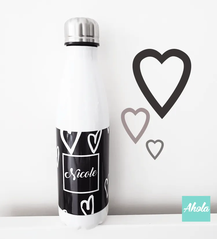 【XOXO】 Stainless Steel Hot or Cold Bottle Black 不鏽鋼保冷/保温樽