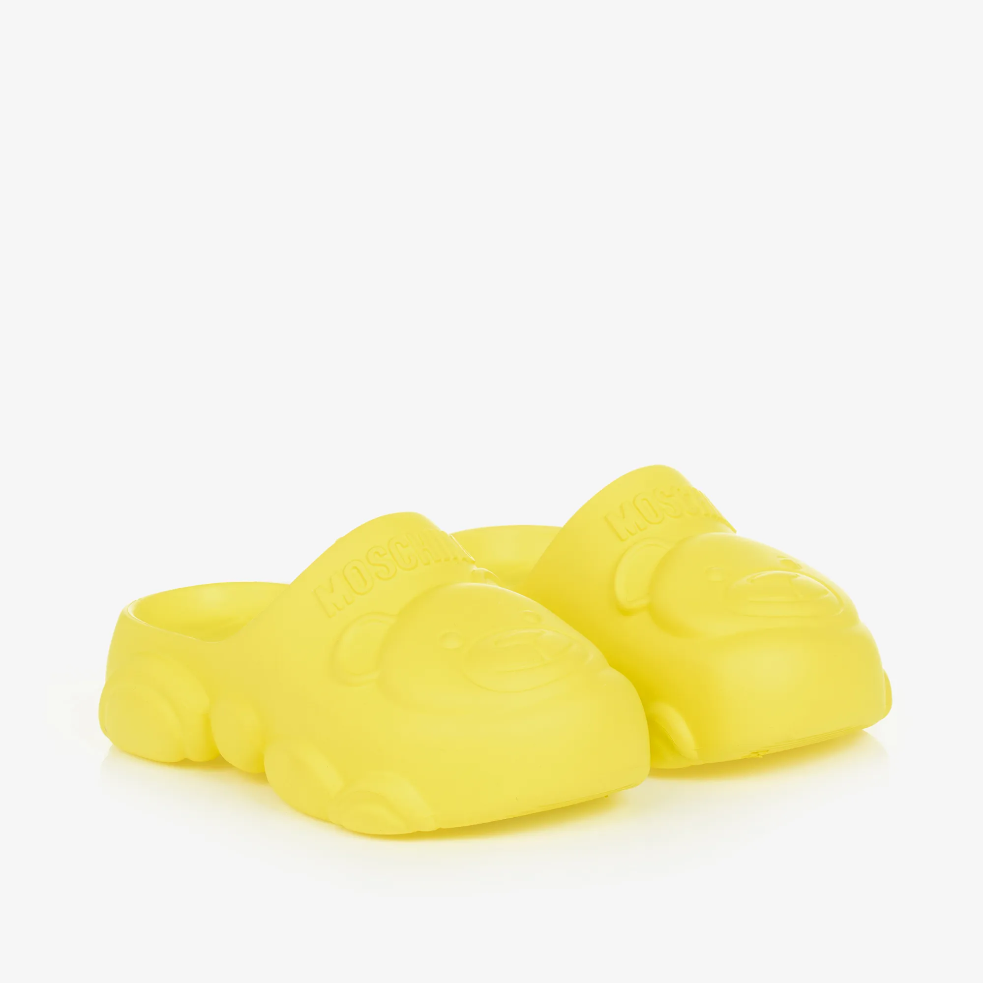 Yellow Teddy Bear Clogs