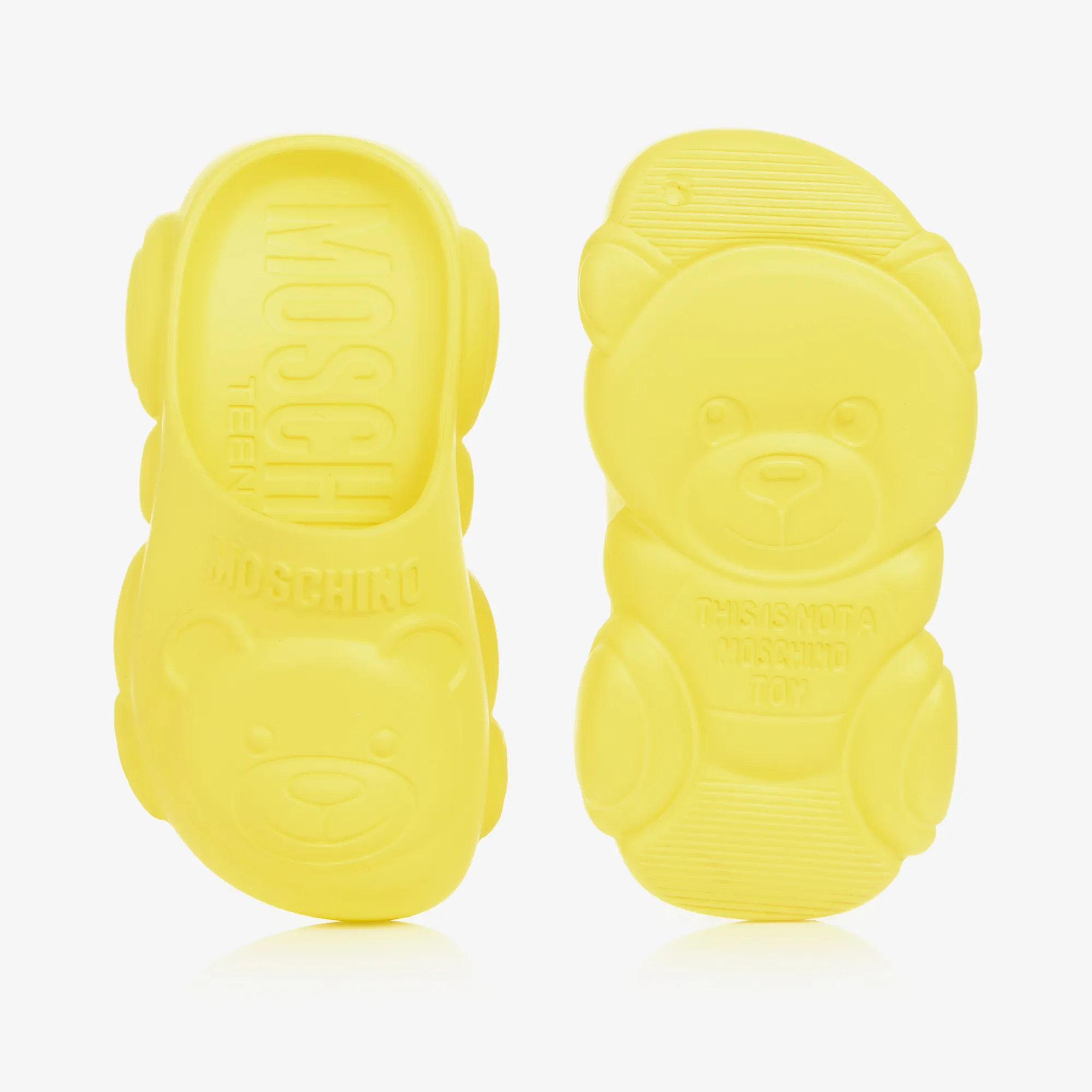 Yellow Teddy Bear Clogs