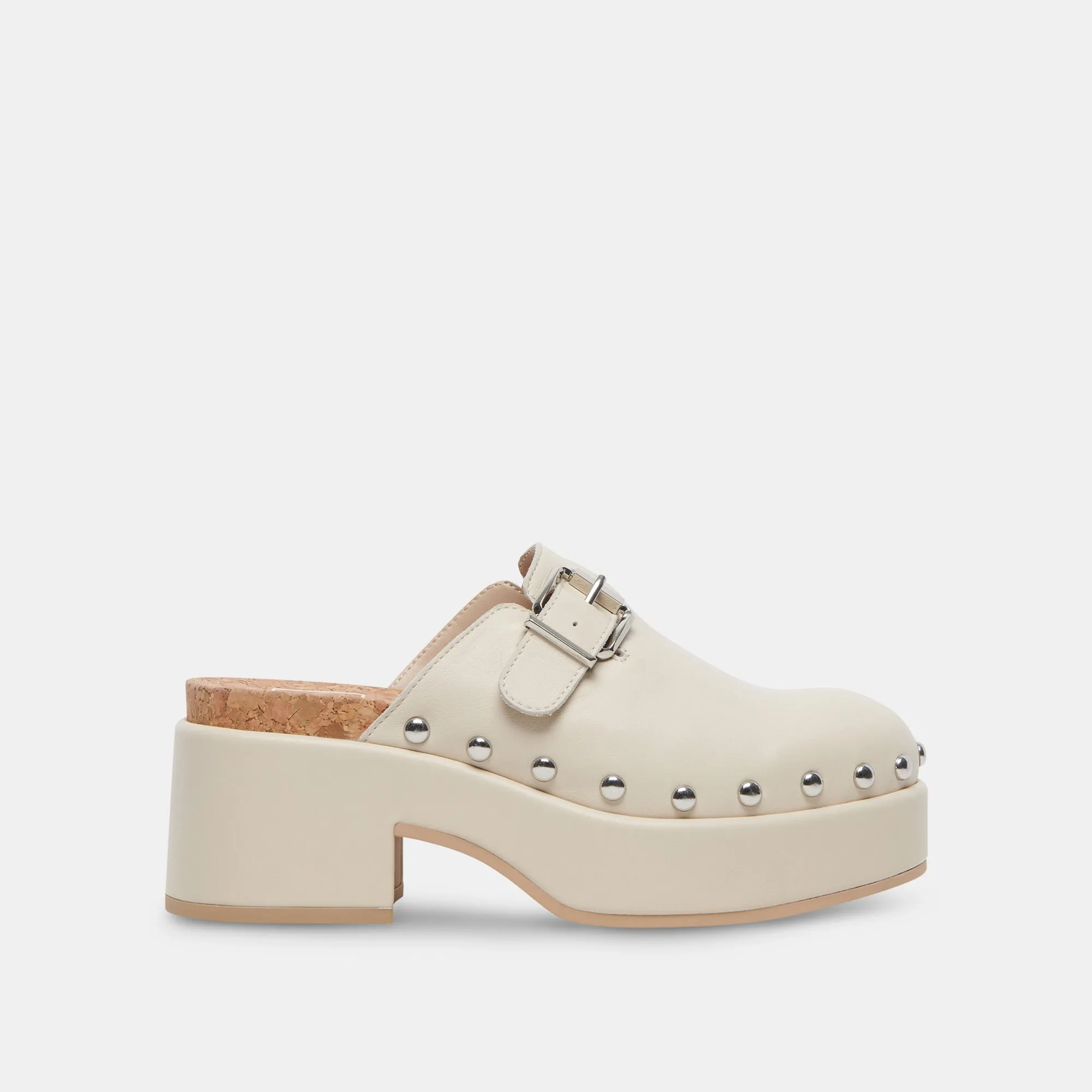 YEVAN CLOGS IVORY LEATHER