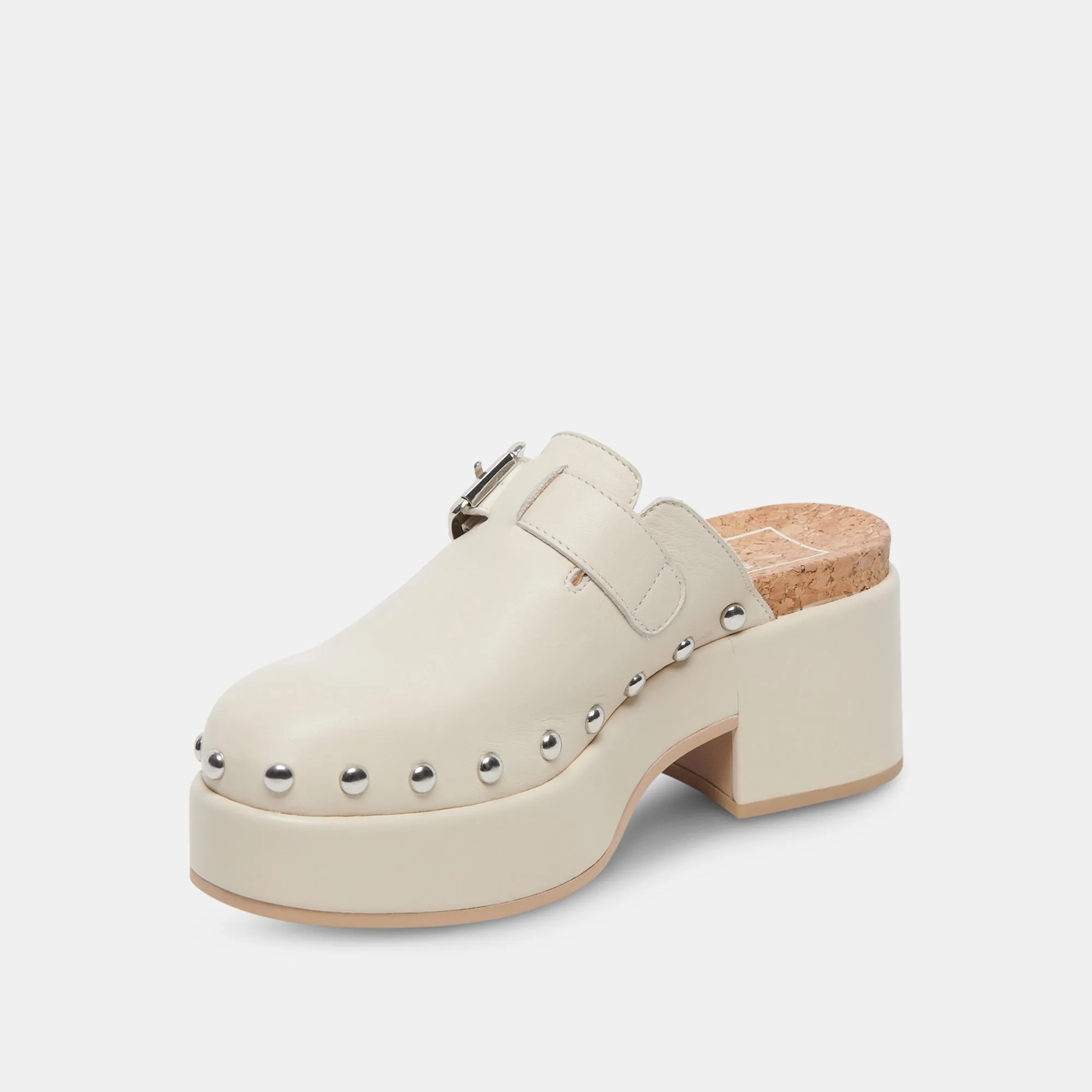 YEVAN CLOGS IVORY LEATHER